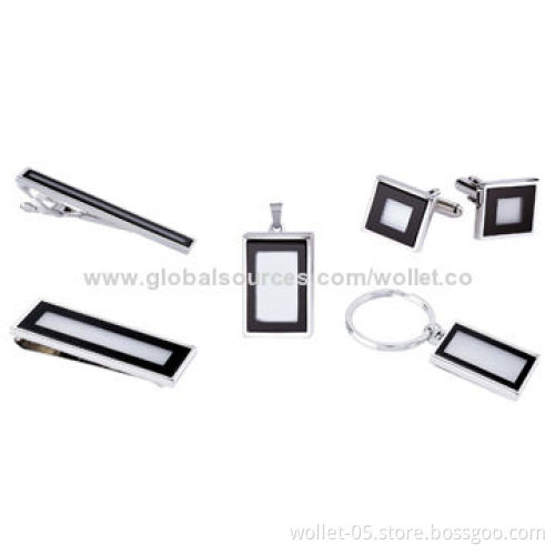 Fashion Gentleman Style 316L Stainless Steel Jewelry Set, ODM/OEM Designs Accepted